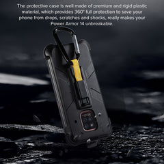 Ulefone Multifunctional TPU + PC Protective Case with Back Clip & Carabiner, For Ulefone Power Armor 14