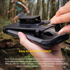 Ulefone Multifunctional TPU + PC Protective Case with Back Clip & Carabiner, For Ulefone Power Armor 14