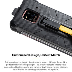 Ulefone Multifunctional TPU + PC Protective Case with Back Clip & Carabiner, For Ulefone Power Armor 14