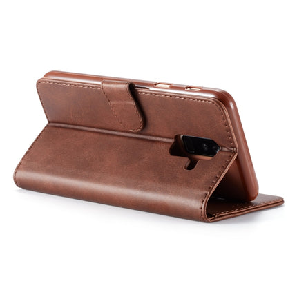 LC.IMEEKE Calf Texture Horizontal Flip Leather Case, with Holder & Card Slots & Wallet, For Galaxy A6 Plus (2018)