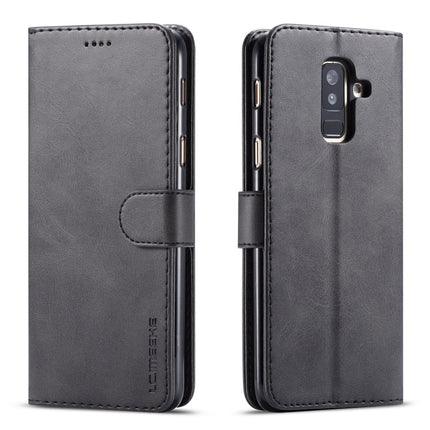 LC.IMEEKE Calf Texture Horizontal Flip Leather Case, with Holder & Card Slots & Wallet, For Galaxy A6 Plus (2018)