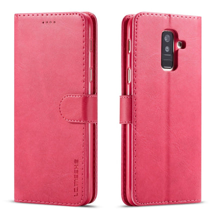 LC.IMEEKE Calf Texture Horizontal Flip Leather Case, with Holder & Card Slots & Wallet, For Galaxy A6 Plus (2018)