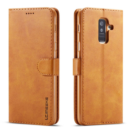 LC.IMEEKE Calf Texture Horizontal Flip Leather Case, with Holder & Card Slots & Wallet, For Galaxy A6 Plus (2018)