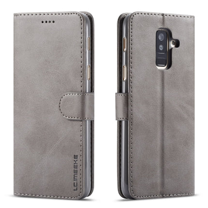 LC.IMEEKE Calf Texture Horizontal Flip Leather Case, with Holder & Card Slots & Wallet, For Galaxy A6 Plus (2018)