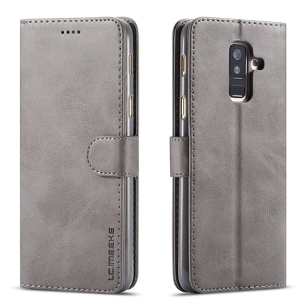 LC.IMEEKE Calf Texture Horizontal Flip Leather Case, with Holder & Card Slots & Wallet, For Galaxy A6 Plus (2018)