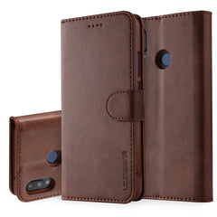 LC.IMEEKE Calf Texture Horizontal Flip Leather Case, with Holder & Card Slots & Wallet, For Huawei P20, For Huawei Y9 (2019) / Enjoy 9 Plus, For Huawei P smart /Enjoy 7S, For Huawei P20 Lite / Nova 3e, For Huawei P20 Pro, For Huawei P Smart Plus (2019)