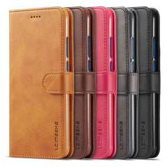 LC.IMEEKE Calf Texture Horizontal Flip Leather Case, with Holder & Card Slots & Wallet, For Huawei Y9 (2019)