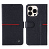 GEBEI Top-grain Leather Horizontal Flip Protective Case with Holder & Card Slots & Wallet & Photo Frame, For iPhone 13, For iPhone 13 Pro, For iPhone 13 Pro Max