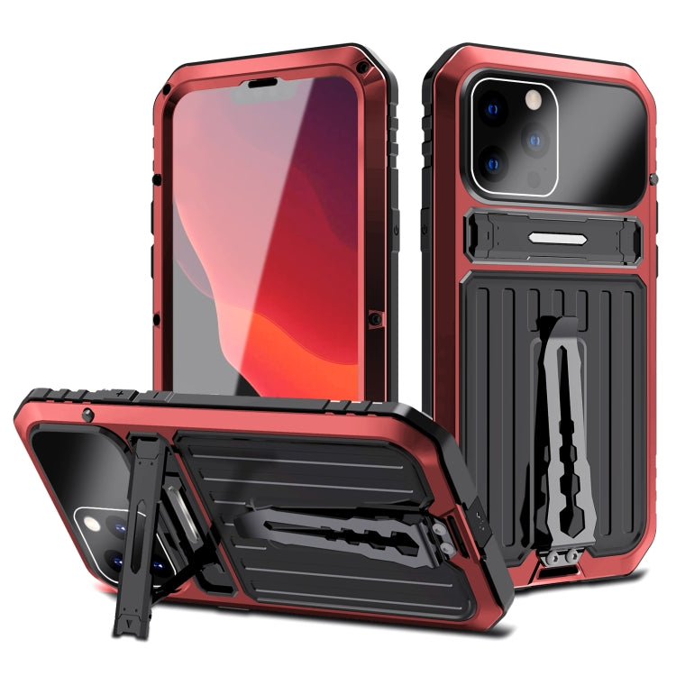 Armor Shockproof Splash-proof Dust-proof Phone Case with Holder, For iPhone 13, For iPhone 13 Pro, For iPhone 13 Pro Max, For iPhone 12, For iPhone 12 Pro, For iPhone 12 Pro Max