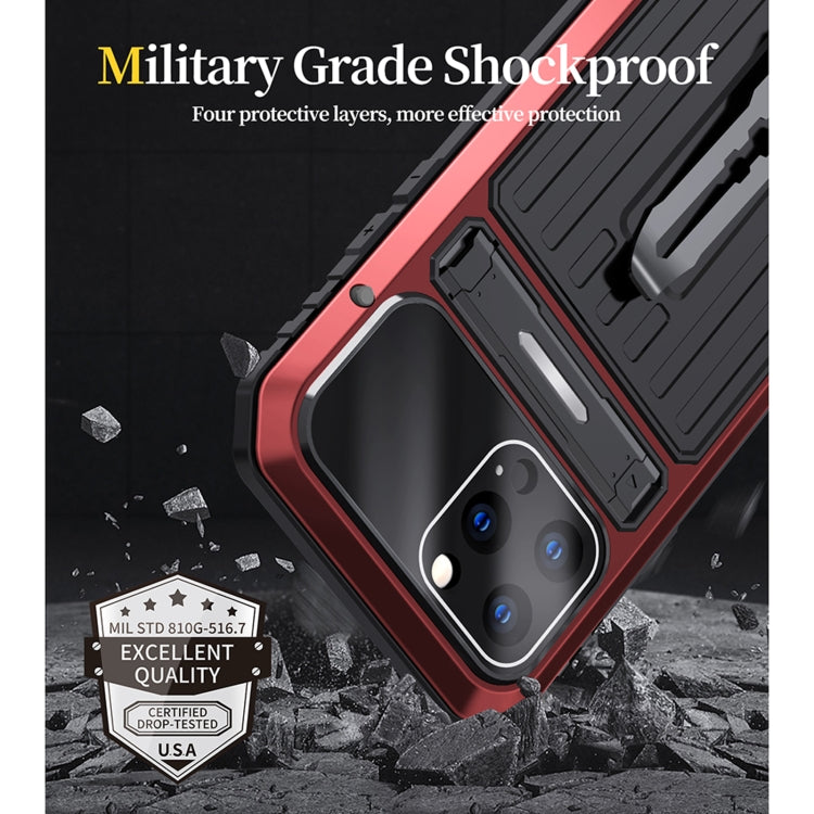 Armor Shockproof Splash-proof Dust-proof Phone Case with Holder, For iPhone 13, For iPhone 13 Pro, For iPhone 13 Pro Max, For iPhone 12, For iPhone 12 Pro, For iPhone 12 Pro Max