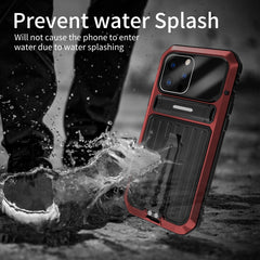 Armor Shockproof Splash-proof Dust-proof Phone Case with Holder, For iPhone 13, For iPhone 13 Pro, For iPhone 13 Pro Max, For iPhone 12, For iPhone 12 Pro, For iPhone 12 Pro Max