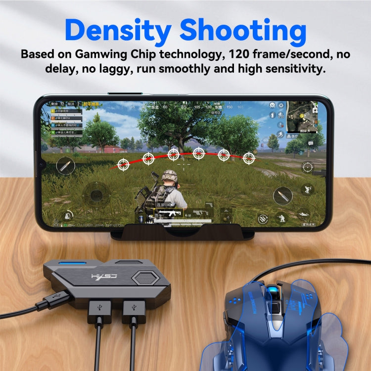 HXSJ P3 Bluetooth 5.0 Keyboard Mouse Converter Shooting Game Auxiliary Tool