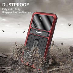 Armor Shockproof Splash-proof Dust-proof Phone Case with Holder, For Samsung Galaxy S21 5G, For Samsung Galaxy S21+ 5G, For Samsung Galaxy S21 Ultra 5G, For Samsung Galaxy S21 FE