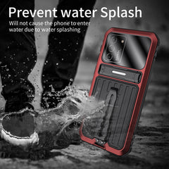 Armor Shockproof Splash-proof Dust-proof Phone Case with Holder, For Samsung Galaxy S21 5G, For Samsung Galaxy S21+ 5G, For Samsung Galaxy S21 Ultra 5G, For Samsung Galaxy S21 FE