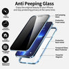 Anti-peeping Magnetic Metal Frame Double-sided Tempered Glass Phone Case, For iPhone 13 mini, For iPhone 13, For iPhone 13 Pro, For iPhone 13 Pro Max