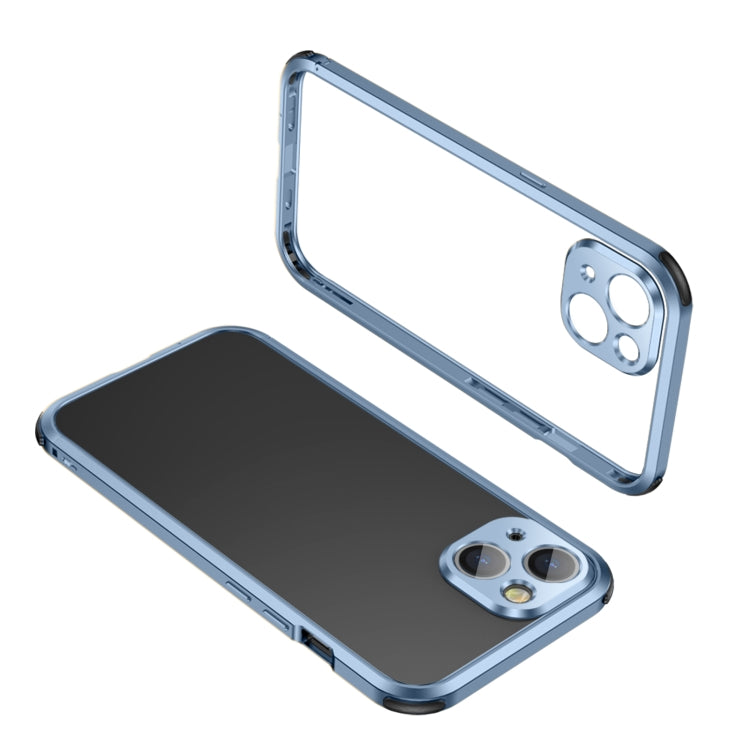 Four Corners Shockproof Metal Frame Phone Case, For iPhone 13 mini, For iPhone 13, For iPhone 13 Pro, For iPhone 13 Pro Max