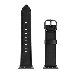 Leather Replacement Strap Watchband For Apple Watch Series, 7 41mm / 6&SE&5&4 40mm / 3&2&1 38mm, 7 45mm / 6&SE&5&4 44mm / 3&2&1 42mm