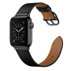 Leather Replacement Strap Watchband For Apple Watch Series, 7 41mm / 6&SE&5&4 40mm / 3&2&1 38mm, 7 45mm / 6&SE&5&4 44mm / 3&2&1 42mm