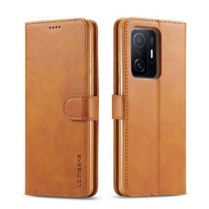 LC.IMEEKE Calf Texture Horizontal Flip Phone Leather Case with Holder & Card Slots & Wallet, For Xiaomi Redmi Note 10 Lite, For Xiaomi Mi 11T / 11T Pro
