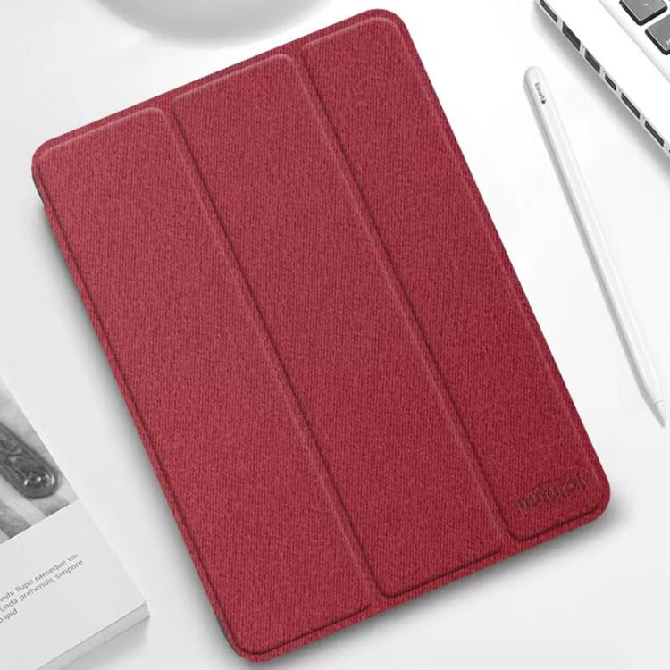 Mutural YASHI Series Cloth Pattern Texture Horizontal Flip Tablet Leather Case, For iPad mini 6 / mini 2024, For iPad mini 6