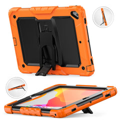 Shockproof Colorful Silicone + Black PC Tablet Protective Case with Holder & Shoulder Strap, For iPad 9.7 2018 / 2017, For Samsung Galaxy Tab A7 2020 T500