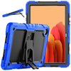 Shockproof Colorful Silicone + Black PC Tablet Protective Case with Holder & Shoulder Strap, For iPad 9.7 2018 / 2017, For Samsung Galaxy Tab A7 2020 T500