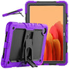 Shockproof Colorful Silicone + Black PC Tablet Protective Case with Holder & Shoulder Strap, For iPad 9.7 2018 / 2017, For Samsung Galaxy Tab A7 2020 T500