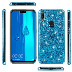 Glittery Powder Shockproof TPU Case, For Huawei Y6 Prime, For Huawei Y6 Pro / Enjoy 9e, For Galaxy A10S, For Galaxy A20S