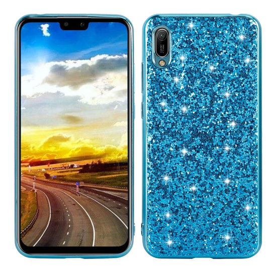 Glittery Powder Shockproof TPU Case, For Huawei Y6 Pro / Enjoy 9e, For Galaxy A10S, For Galaxy A20S