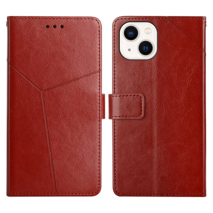 Y Stitching Horizontal Flip Leather Phone Case with Holder & Card Slots & Wallet & Photo Frame, For iPhone 13 mini, For iPhone 13 Pro, For iPhone 13 Pro Max, For iPhone SE 2022 / SE 2020 / 8 / 7