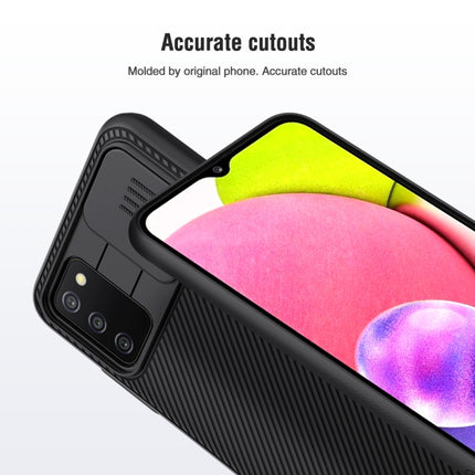 NILLKIN Black Mirror Series PC Camshield Full Coverage Dust-proof Scratch Resistant Case, For Samsung Galaxy A03s / A037G