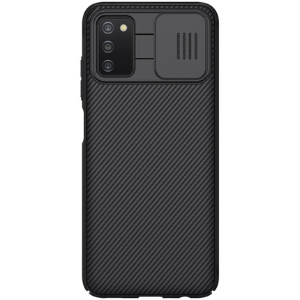 NILLKIN Black Mirror Series PC Camshield Full Coverage Dust-proof Scratch Resistant Case, For Samsung Galaxy A03s / A037G
