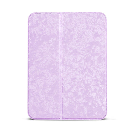 Shell Texture Dual-Fold Smart Leather Tablet Case, For iPad mini 6 / mini 2024