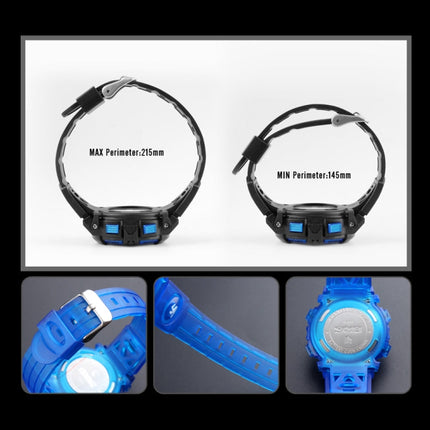SKMEI 1451 LED Digital Stopwatch Chronograph Luminous Children Sports Electronic Watch, 1451(Transparent Pink Blue), 1451(Transparent Purple), 1451(Transparent Sky Blue), 1451(Transparent Rose Red), 1451(White Shell Blue Circle)                        ...