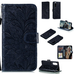 Lace Flower Horizontal Flip Leather Case with Holder & Card Slots & Wallet & Photo Frame, For Sony Xperia 5, For Nokia 7.2, For Xiaomi Mi 9 Pro