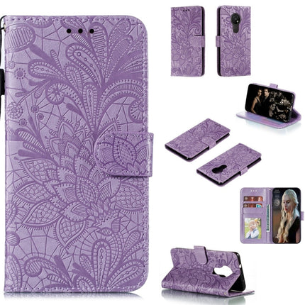 Lace Flower Horizontal Flip Leather Case with Holder & Card Slots & Wallet & Photo Frame, For Sony Xperia 5, For Nokia 7.2, For Xiaomi Mi 9 Pro