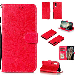 Lace Flower Horizontal Flip Leather Case with Holder & Card Slots & Wallet & Photo Frame, For Galaxy A90 5G, For Xiaomi Mi 9 Pro