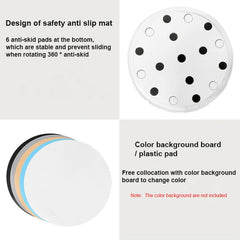 52cm Remote Control Electric Rotating Turntable Display Stand Video Shooting Props Turntable, Charging Power