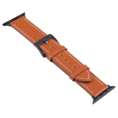 Leather Replacement Watchband For Apple Watch Series, 7 45mm / 6&SE&5&4 44mm / 3&2&1 42mm, 7 41mm / 6&SE&5&4 40mm / 3&2&1 38mm