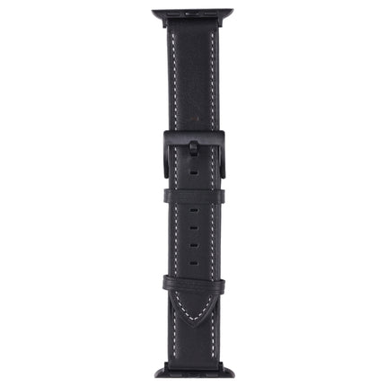 Leather Replacement Watchband For Apple Watch Series, 7 45mm / 6&SE&5&4 44mm / 3&2&1 42mm, 7 41mm / 6&SE&5&4 40mm / 3&2&1 38mm