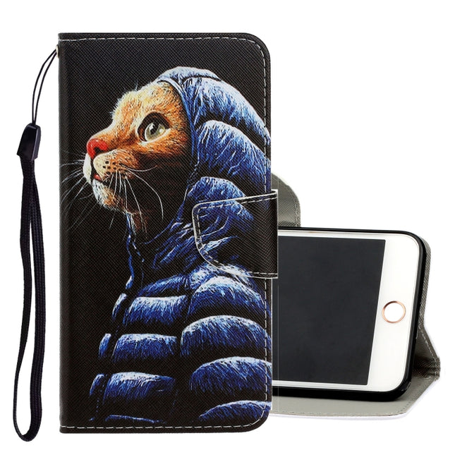 3D Colored Drawing Horizontal Flip PU Leather Case with Holder & Card Slots & Wallet, For iPhone 6 / 6s