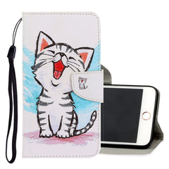3D Colored Drawing Horizontal Flip PU Leather Case with Holder & Card Slots & Wallet, For iPhone 6 / 6s