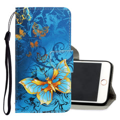 3D Colored Drawing Horizontal Flip PU Leather Case with Holder & Card Slots & Wallet, For iPhone 6 / 6s