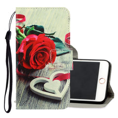 3D Colored Drawing Horizontal Flip PU Leather Case with Holder & Card Slots & Wallet, For iPhone 6 / 6s