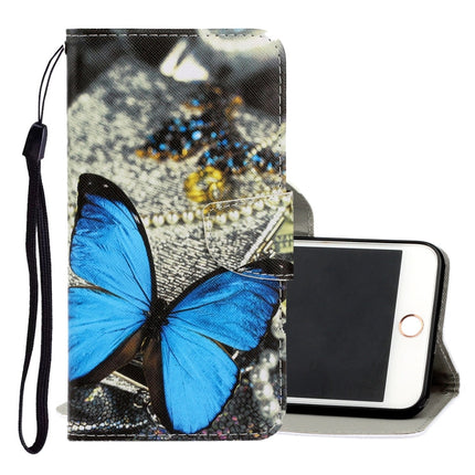 3D Colored Drawing Horizontal Flip PU Leather Case with Holder & Card Slots & Wallet, For iPhone 6 / 6s