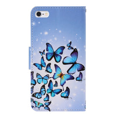 3D Colored Drawing Horizontal Flip PU Leather Case with Holder & Card Slots & Wallet, For iPhone 6 Plus / 6s Plus