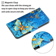 3D Colored Drawing Horizontal Flip PU Leather Case with Holder & Card Slots & Wallet, For iPhone SE 2022 / SE 2020 / 8 / 7