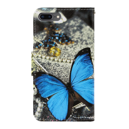 3D Colored Drawing Horizontal Flip PU Leather Case with Holder & Card Slots & Wallet, For iPhone 8 Plus / 7 Plus