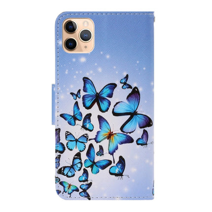 3D Colored Drawing Horizontal Flip PU Leather Case with Holder & Card Slots & Wallet, For iPhone 11 Pro