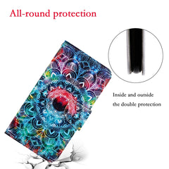 3D Colored Drawing Horizontal Flip PU Leather Case with Holder & Card Slots & Wallet, For iPhone X / XS